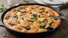 Kochen, wenn keine Zeit ist: Ein schneller Käsefladen aus einfachen Zutaten